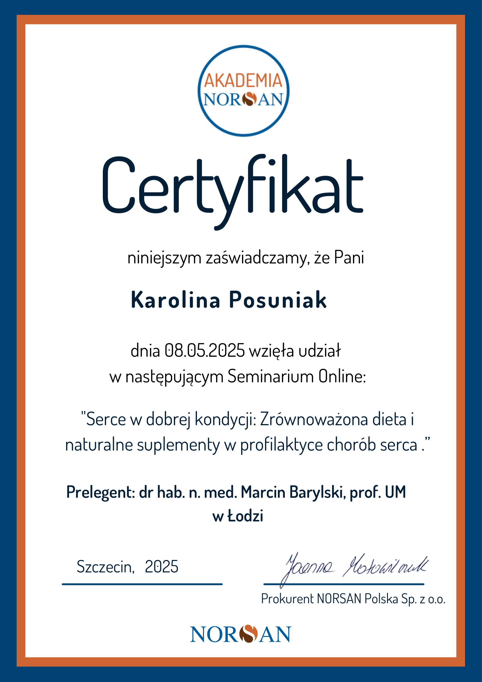 psychodietetyk warszawa oraz online Karolina Posuniak on-line