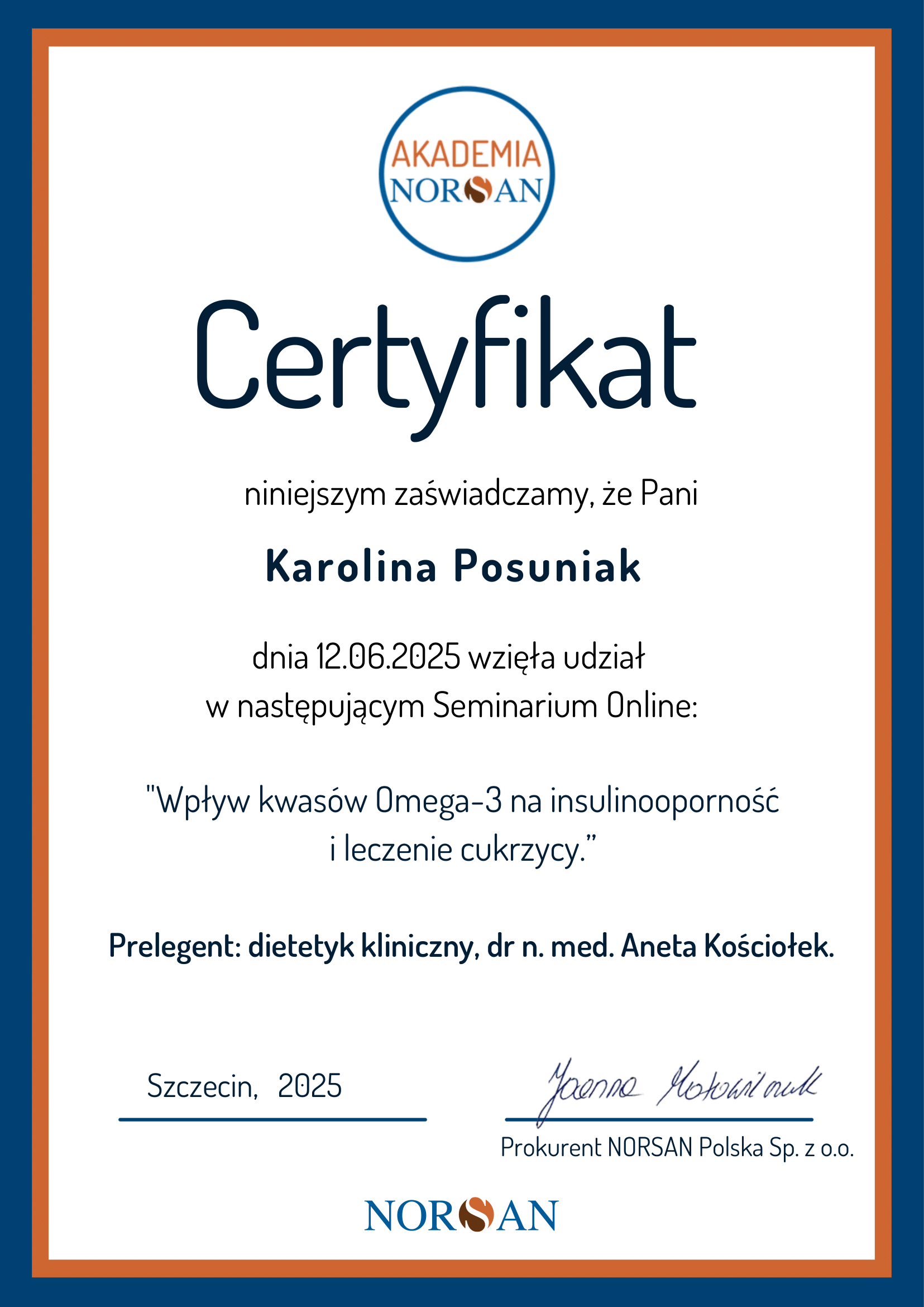 psychodietetyk warszawa oraz online Karolina Posuniak on-line