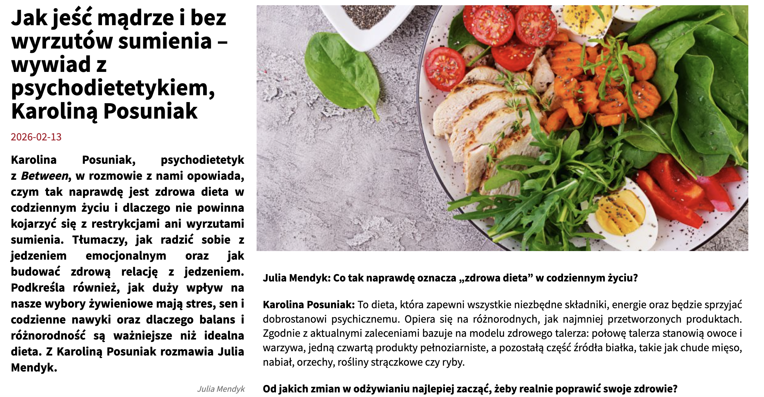 PSYCHODIETETYK WARSZAWA