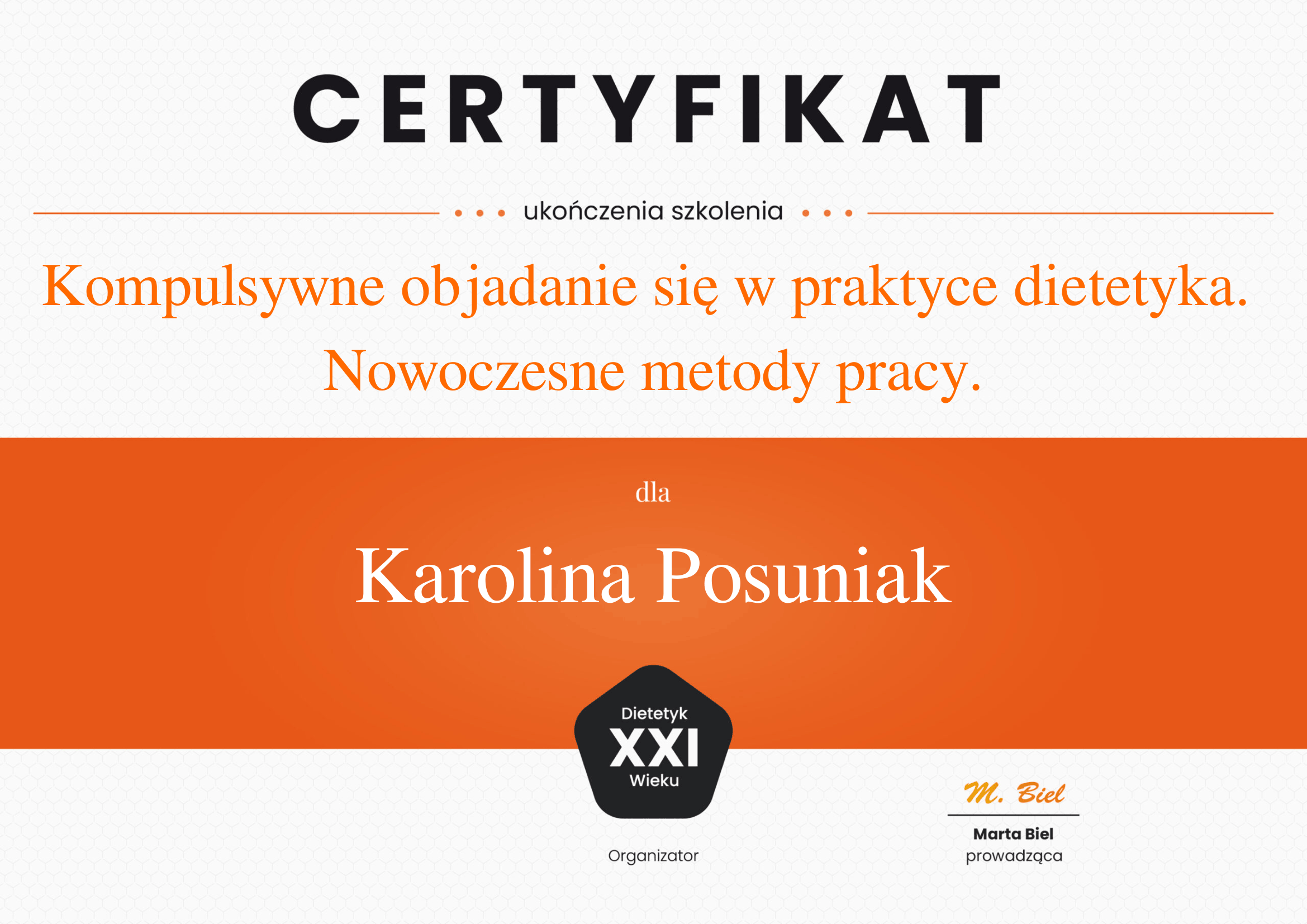 Psychodietetyk Warszawa