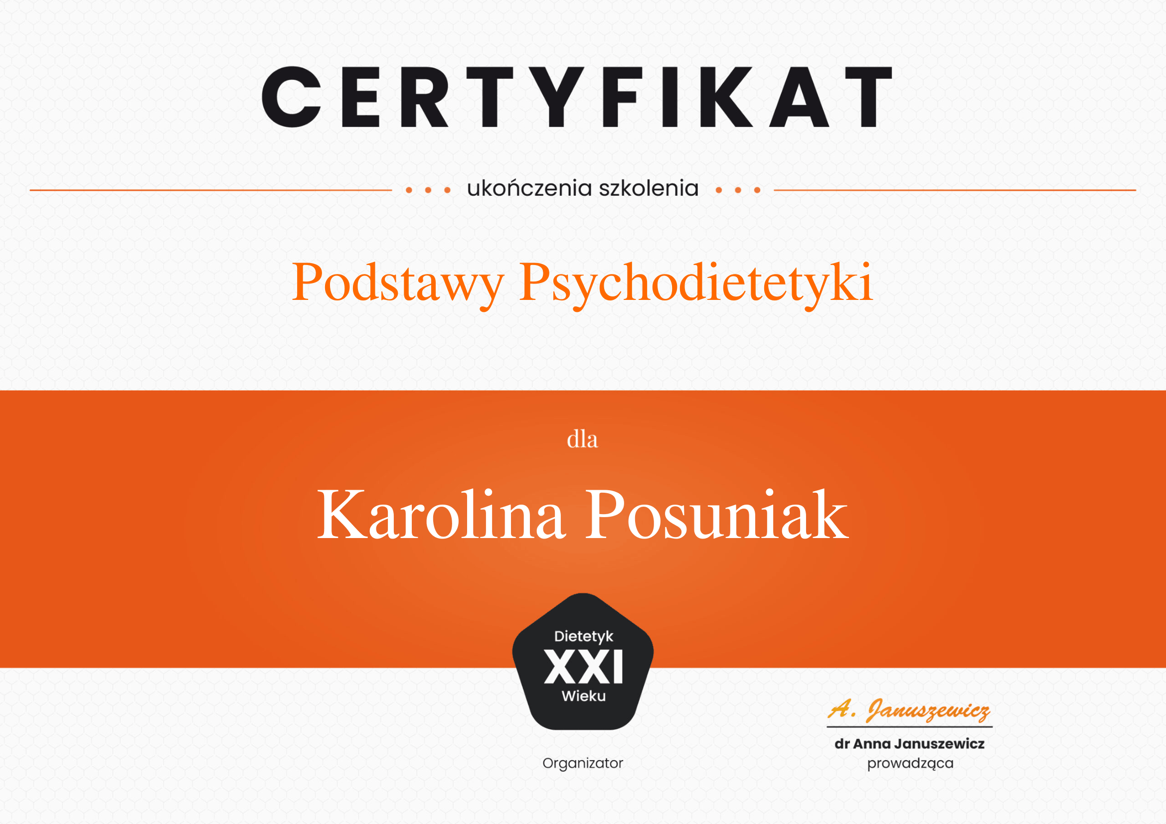 Psychodietetyk Warszawa